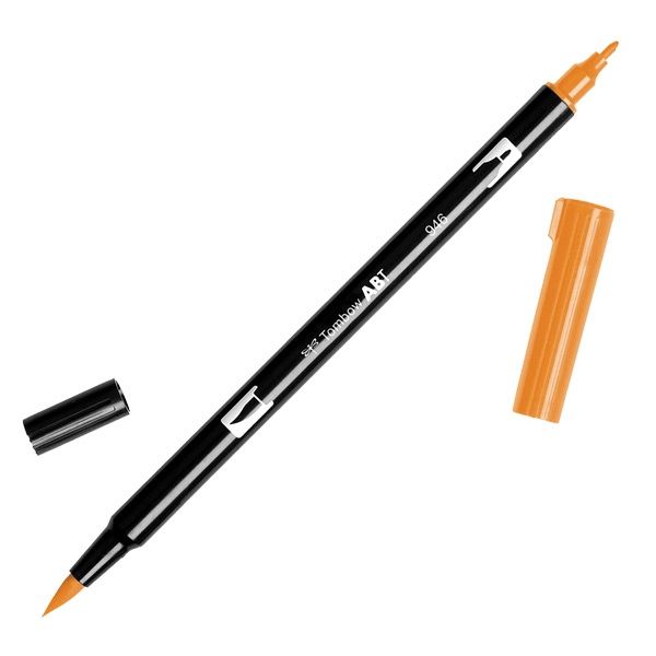 Tombow Dual Brush Pen Gold Ochre