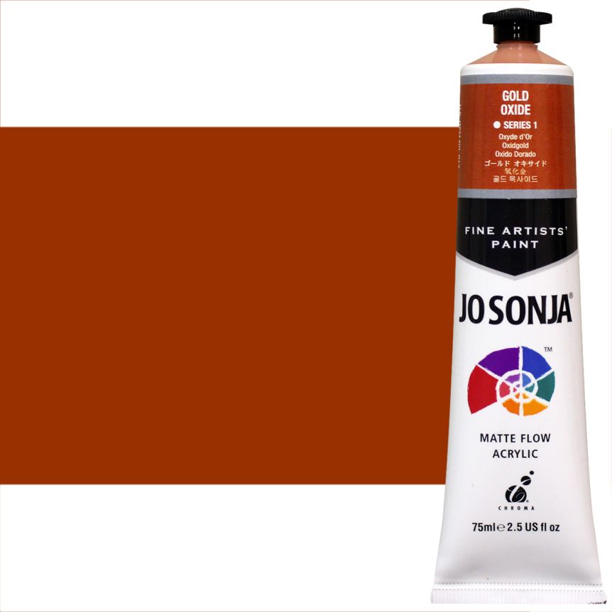 Jo Sonja Matte Acrylic - Gold Oxide, 75ml Tube