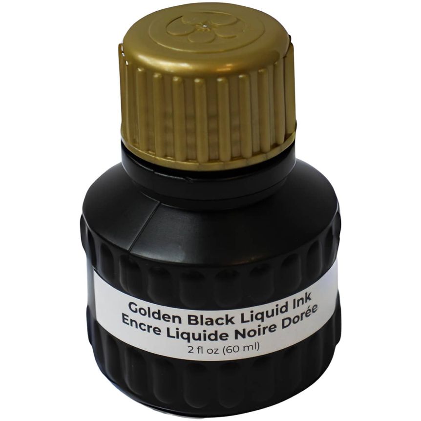 Yasutomo Metallic Sumi Ink - Gold, 2 oz