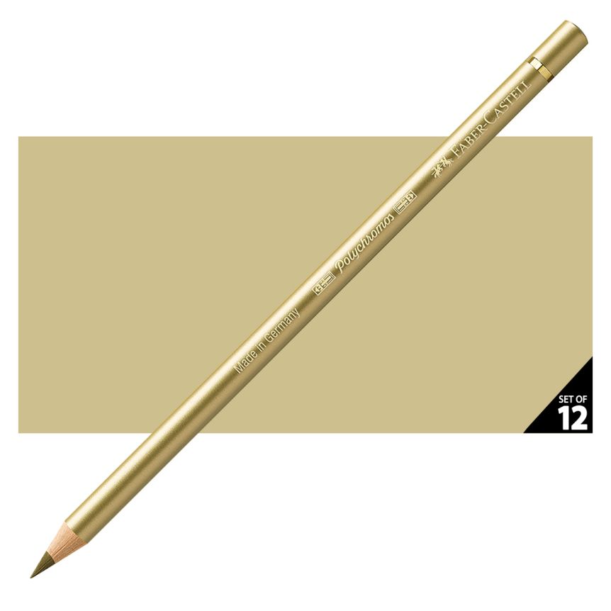 Faber-Castell Polychromos Pencil, No. 250 - Gold (Box of 12)