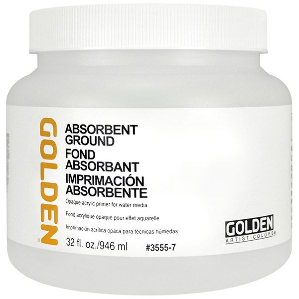 GOLDEN Absorbent Ground 32oz White Jar