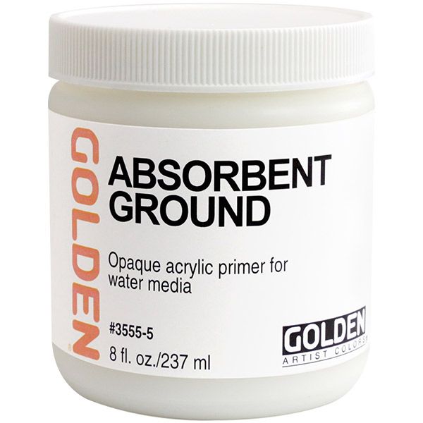 GOLDEN Absorbent Ground 8oz White Jar