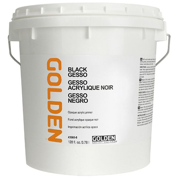 GOLDEN Gesso Black 1 gallon