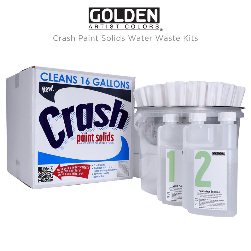 GOLDEN Crash Paint Solids Water Waste Kits