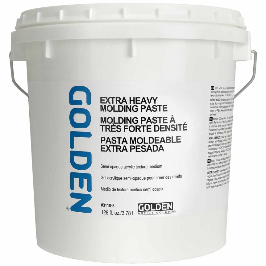 GOLDEN Extra Heavy Molding Paste Medium, 1 gal Tub