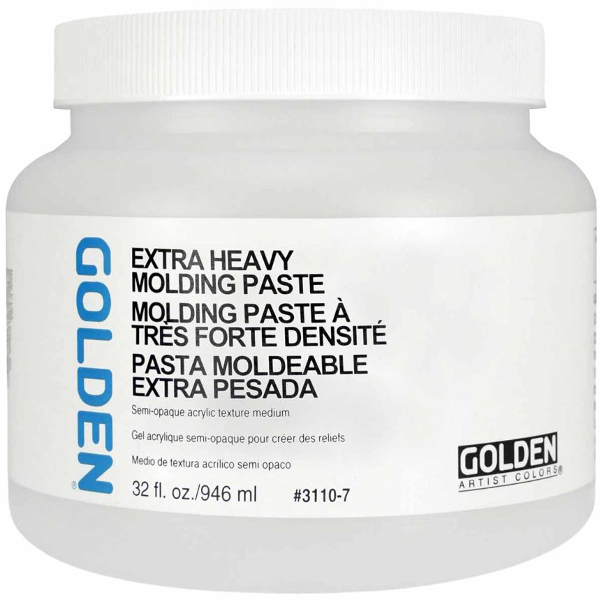 GOLDEN Extra Heavy Molding Paste Medium, 32 oz Jar