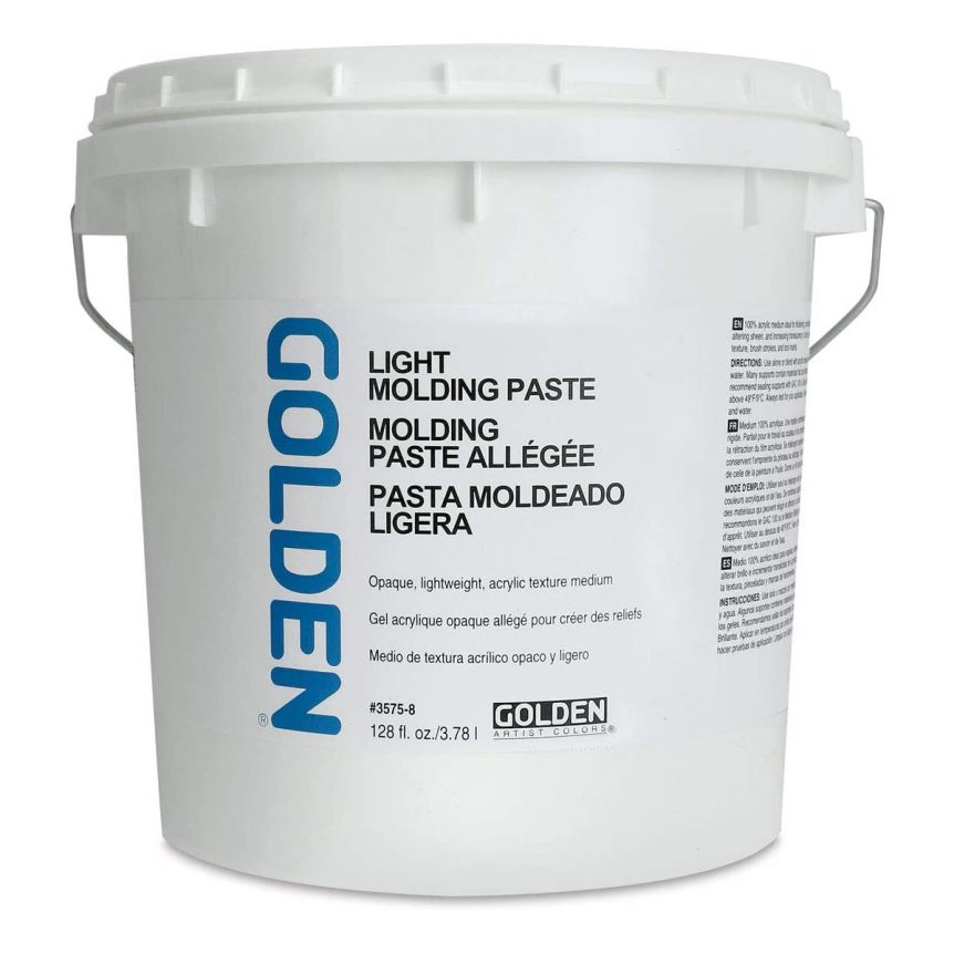 GOLDEN Light Molding Paste Medium, 1gal Tub