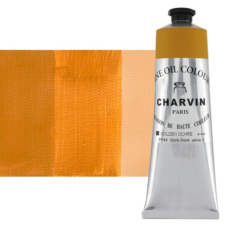 Golden Ochre 150ml Tube Fine Artists Oil Paint by Charvin
