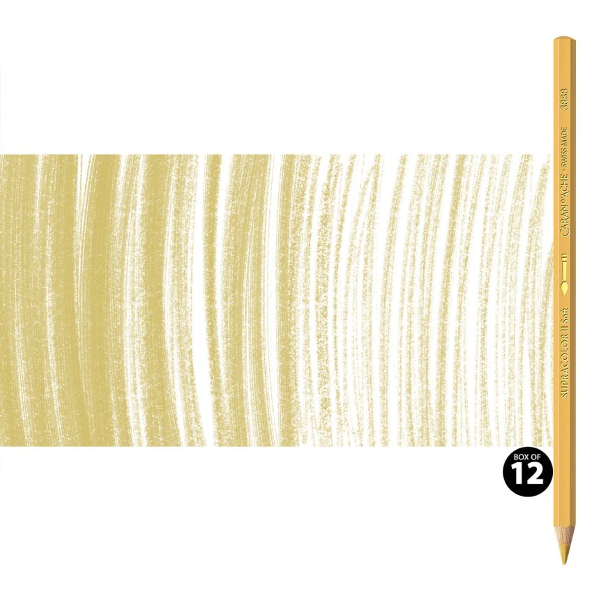 Supracolor II Watercolor Pencils Box of 12 No. 033 - Golden Ochre