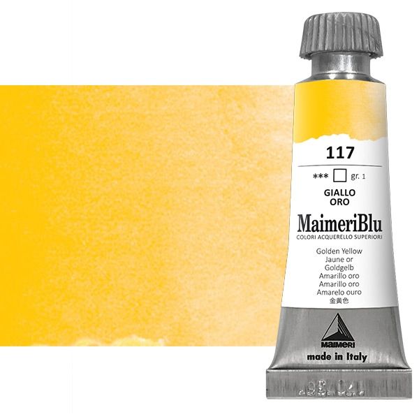 Watercolor - Golden Yellow, 12ml
