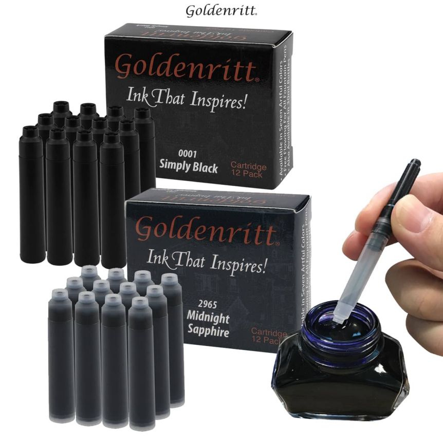 Goldenritt Inks Cartridges & Ink Converter
