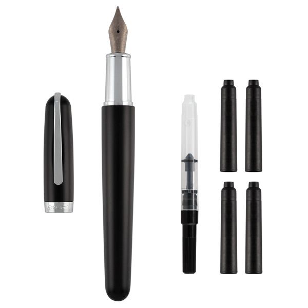 Goldenritt Sketchwriter Rockwell Broad Matte Black/Silver Trim