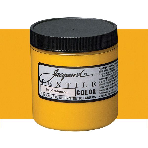Jacquard Permanent Textile Color 8 oz. Jar - Goldenrod