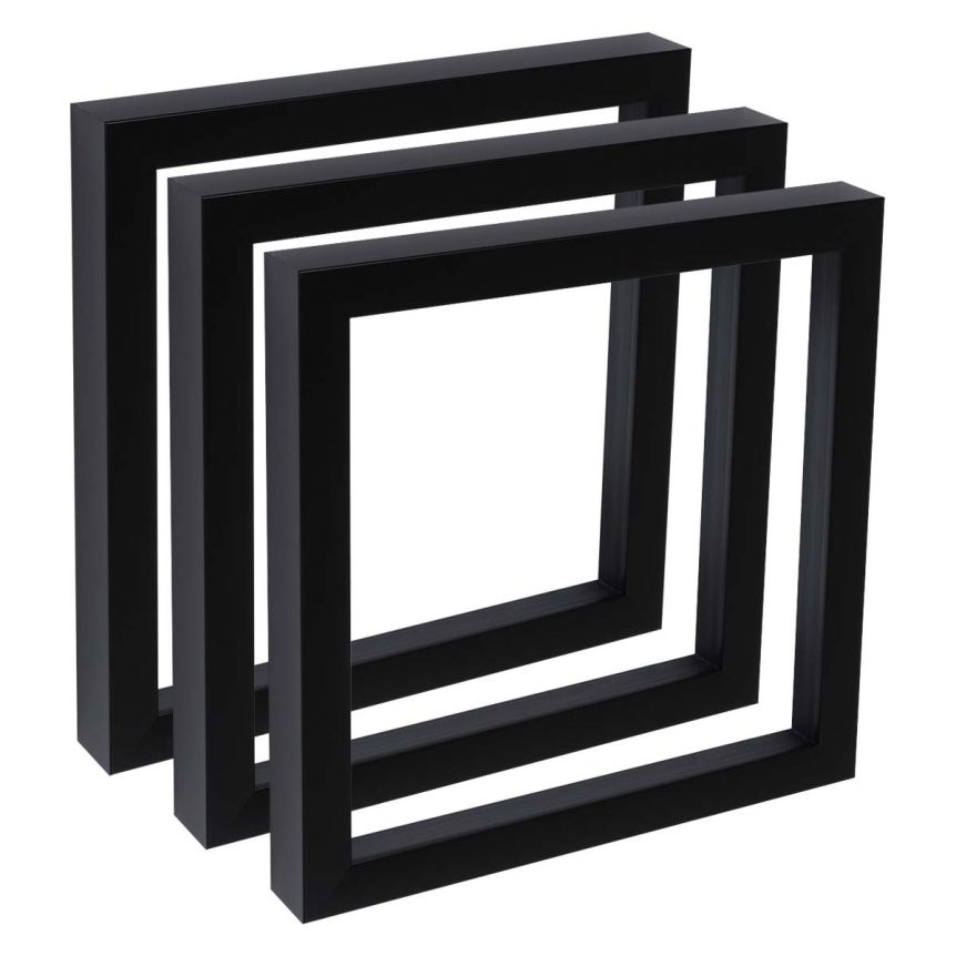 Gotham Black Deep Gallery Frame 18"x18" (Box of 3)