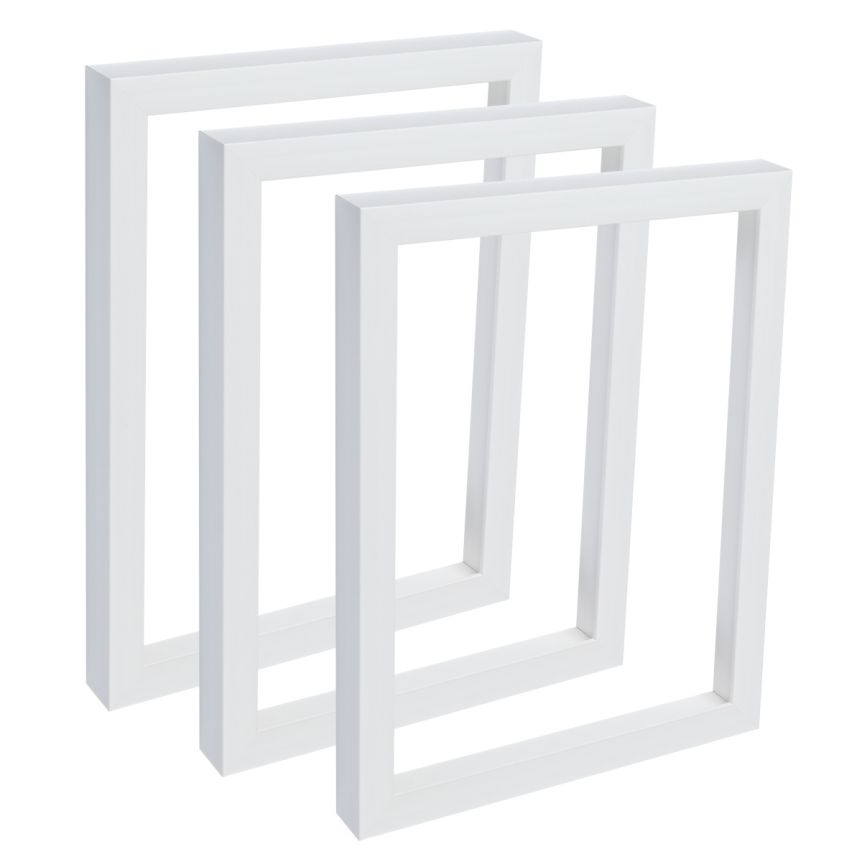 Gotham White Deep, 6"x12" Frame - 1-5/8" Deep (Box of 3)