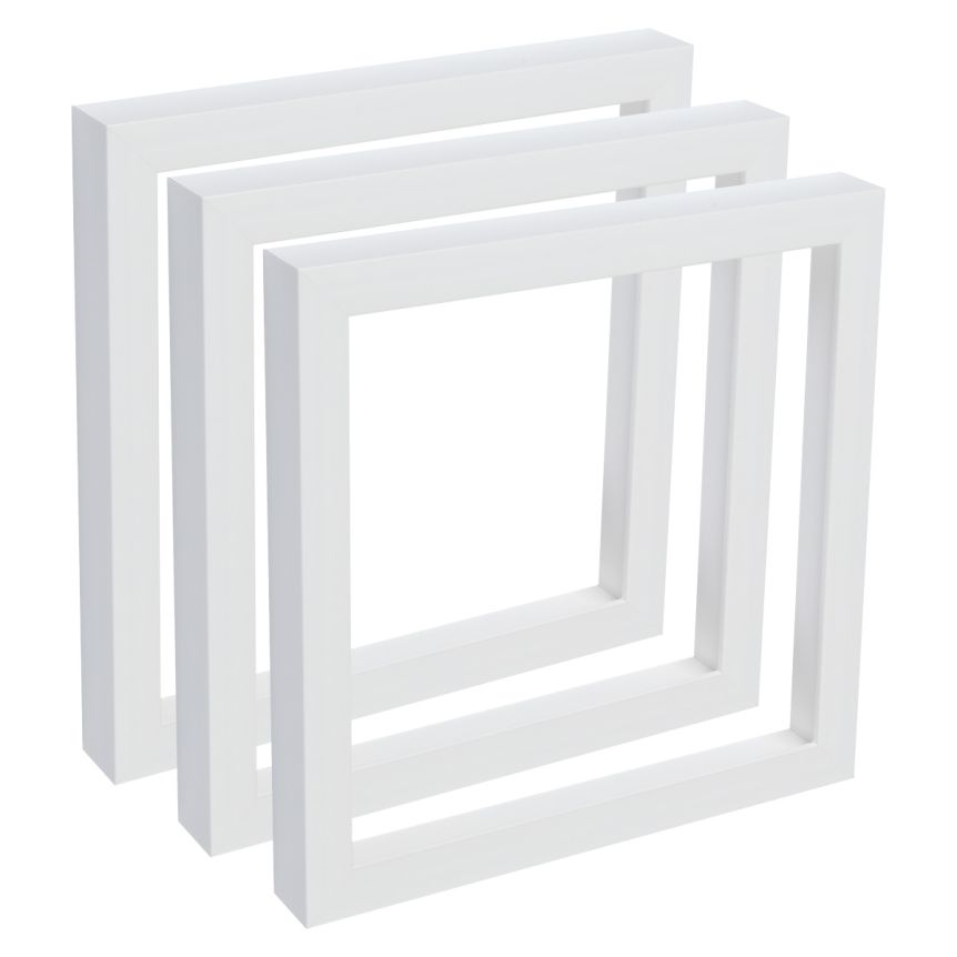 Gotham White Deep, 5"x5" Frame - 1-5/8" Deep (Box of 3)