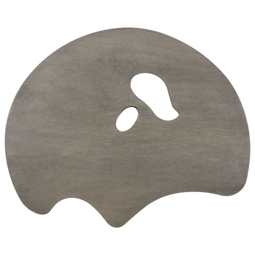 Grand View Confidant Grey Stain Wood Palette Left Hand