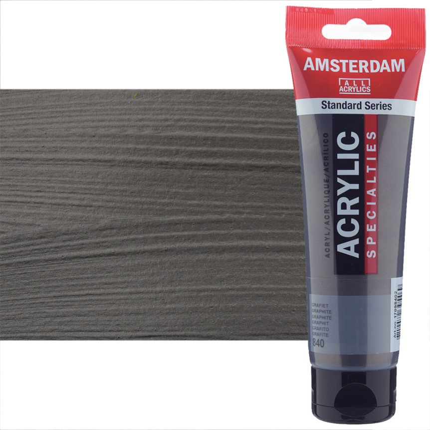 Amsterdam Standard Series Acrylic Paints - Graphite, 120ml