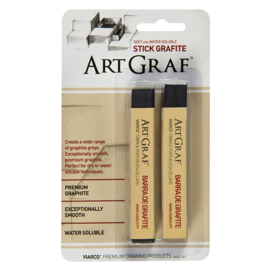 Viarco ArtGraf Water-Soluble Graphite Stick (2-Pack)