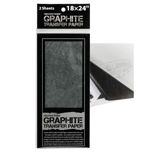 Creative Mark 18x24 Graphite Transfer Paper, 2 Sheets