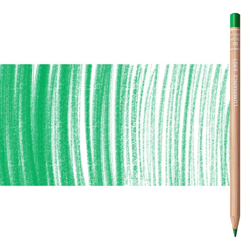 Caran d'Ache Luminance Pencil Grass Green 