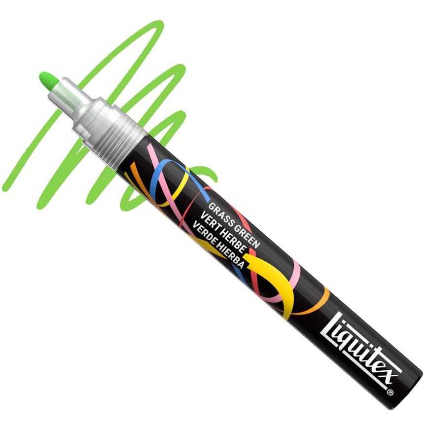 Liquitex Marker - Grass Green, Bullet Tip, 2 mm
