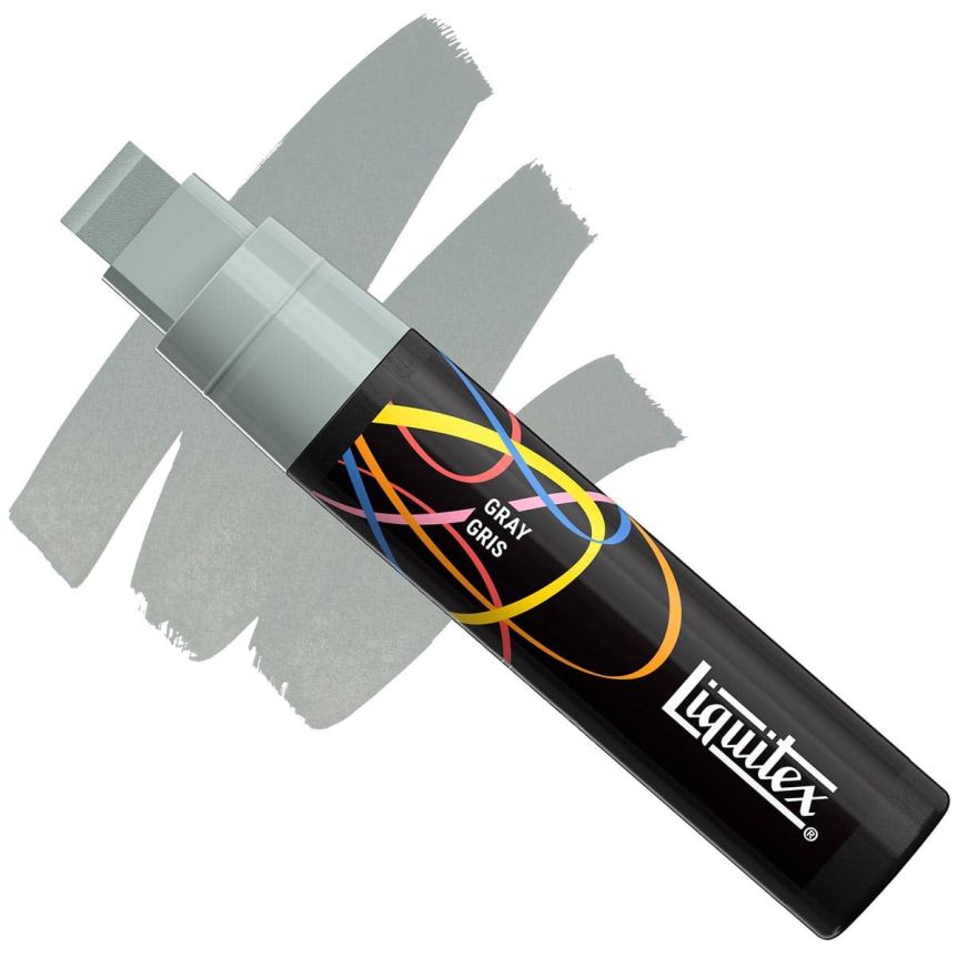 Liquitex Marker - Gray, Wide Chisel, 15 mm