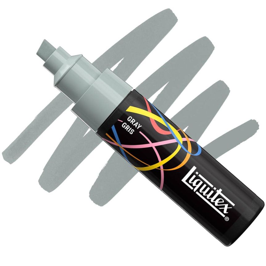 Liquitex Marker - Gray, Chisel Tip, 8 mm