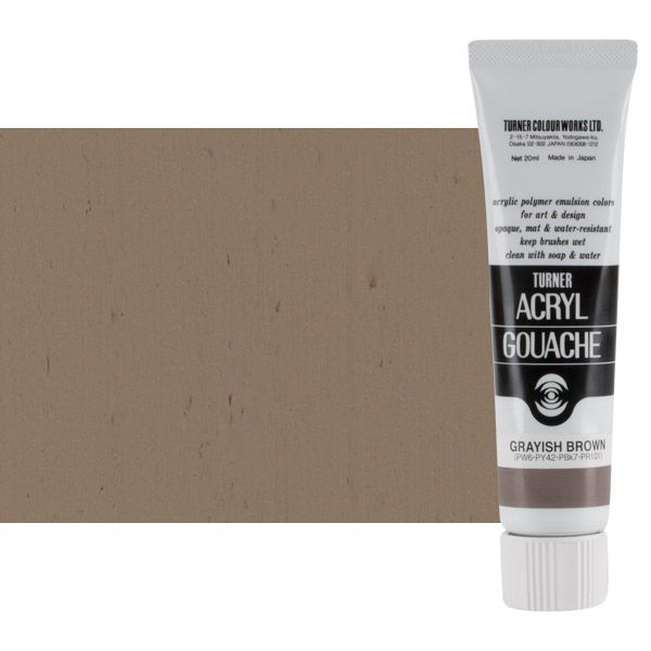 Turner Artist Acryl Gouache - Grayish Brown, 20ml