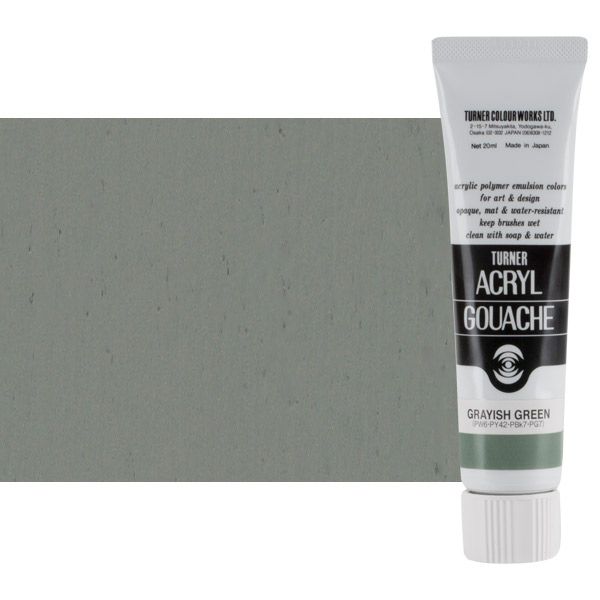 Turner Artist Acryl Gouache - Grayish Green, 20ml