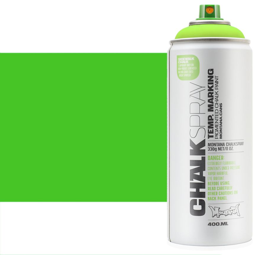 Montana CHALKSPRAY - Green, 400ml Can