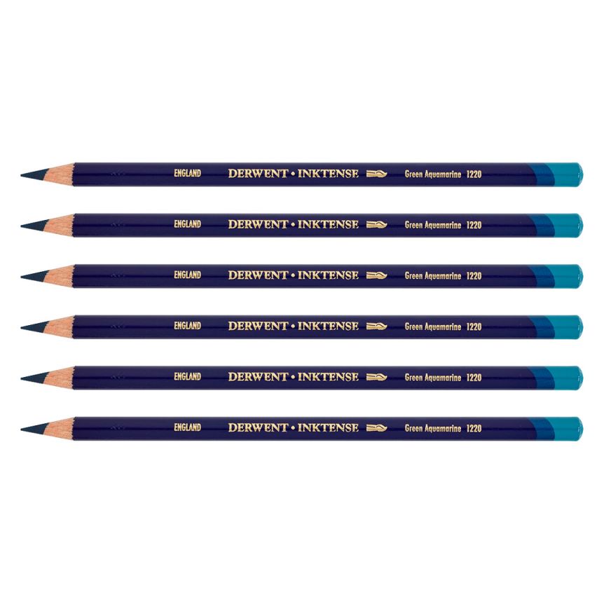 Derwent Inktense Pencil - Green Aquamarine (Box of 6)