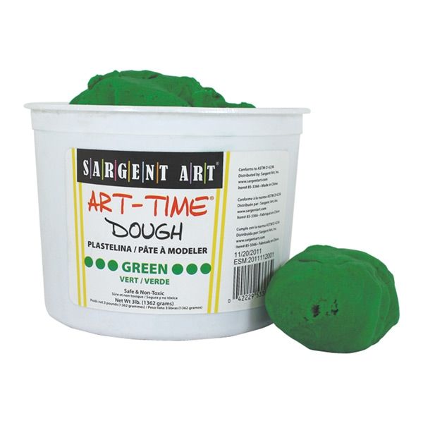 Sargent Art Art-Time Dough 3lb Green