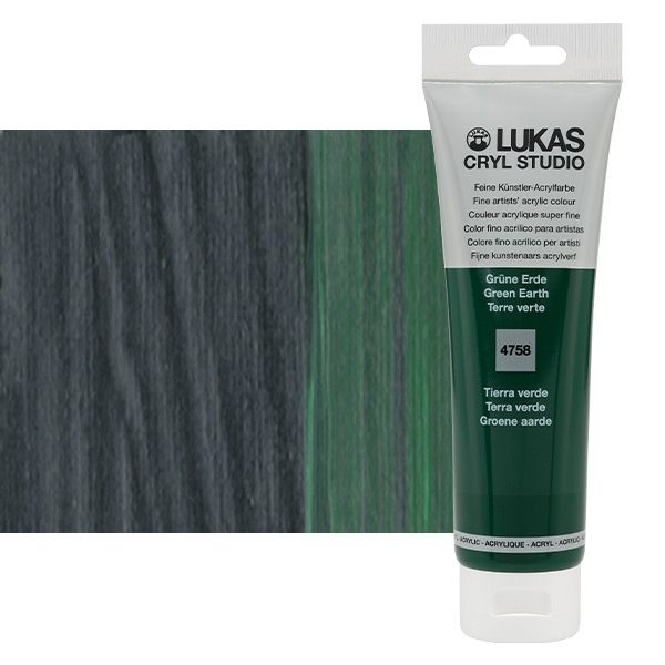 LUKAS CRYL Studio 125 ml Tube - Green Earth