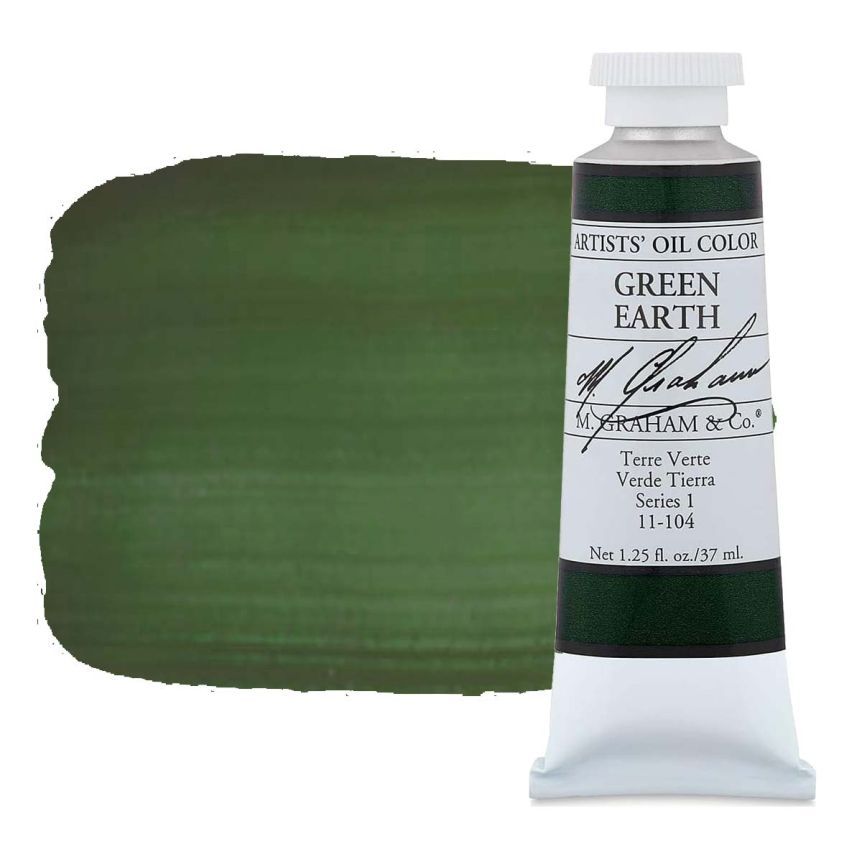 M. Graham Artist Oil Color 37ml - Green Earth