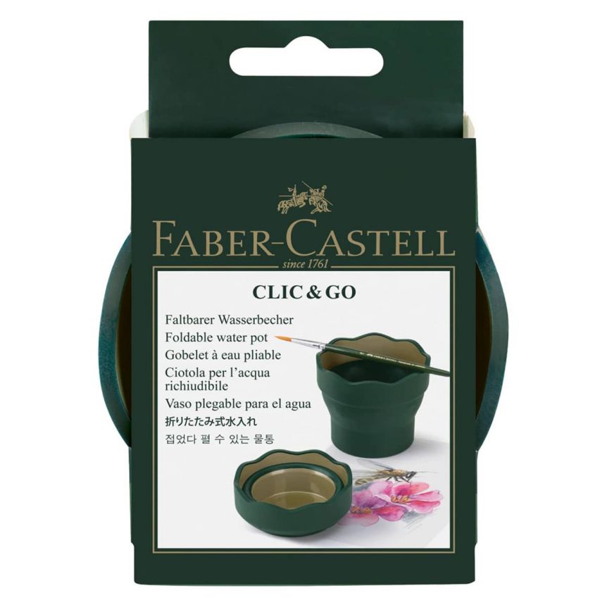 Faber-Castell Clic & Go Water Cup, Green