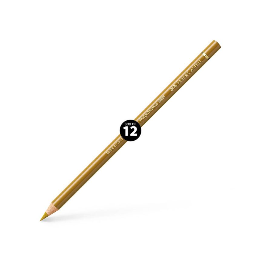 Faber-Castell Polychromos Pencil, No. 268 - Green Gold (Box of 12)