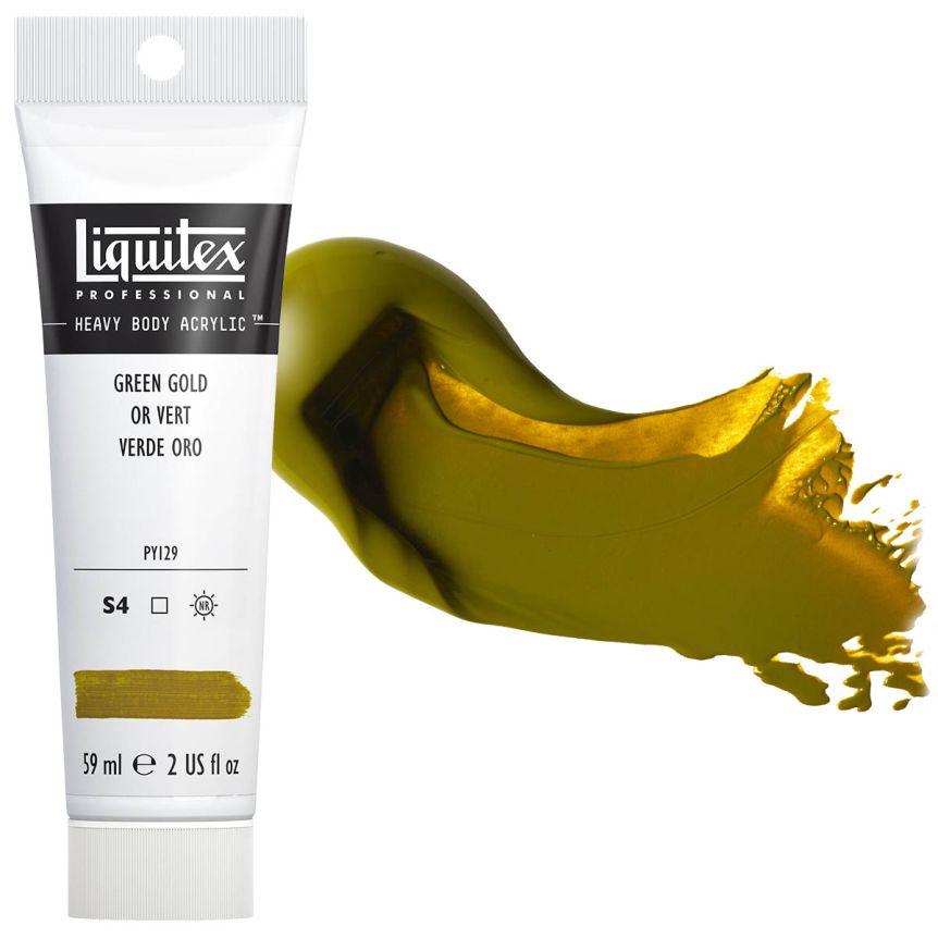 Liquitex Heavy Body Acrylic - Green Gold, 2oz Tube