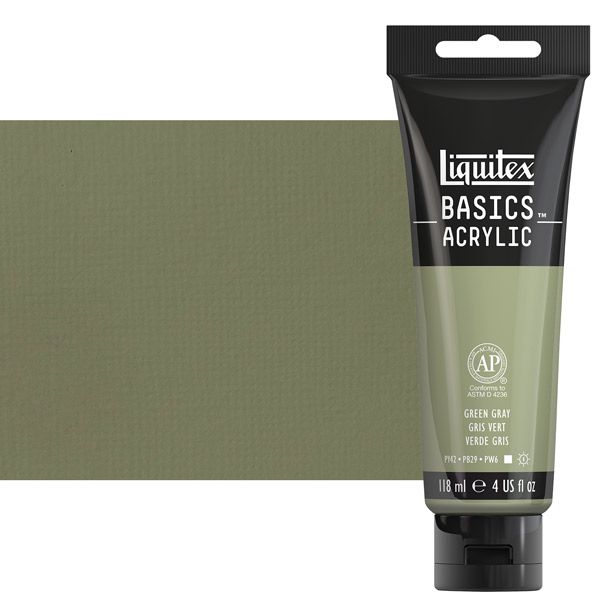 Liquitex Basics Acrylics 4oz Green Gray