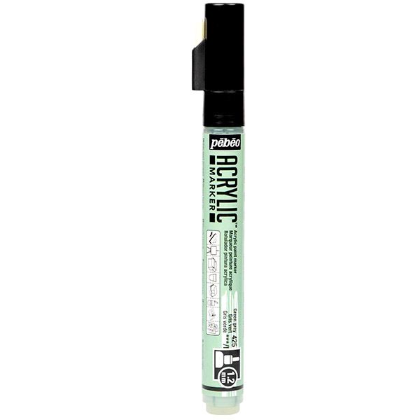 Pebeo Acrylic Marker 1.2mm - Green Grey