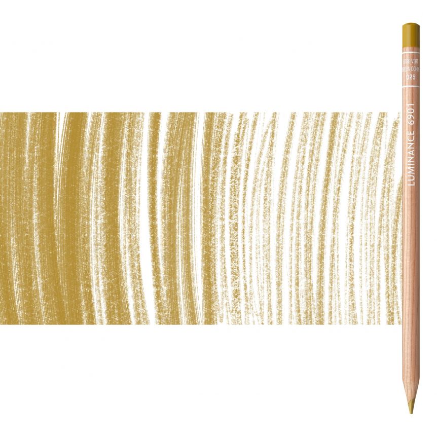 Caran d'Ache Luminance Pencil Green Ochre