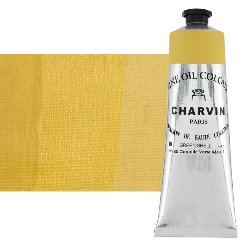 Green Shell 150ml Tube Fine Artists Oil Paint by Charvin
