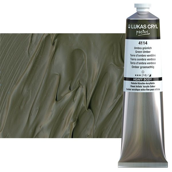 Green Umber 200ml LUKAS CRYL Pastos Acrylics