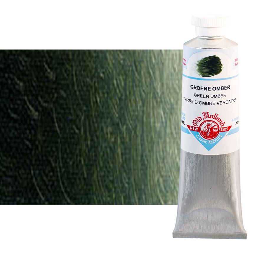 Old Holland New Masters Classic Acrylic Colors Green Umber 60 ml