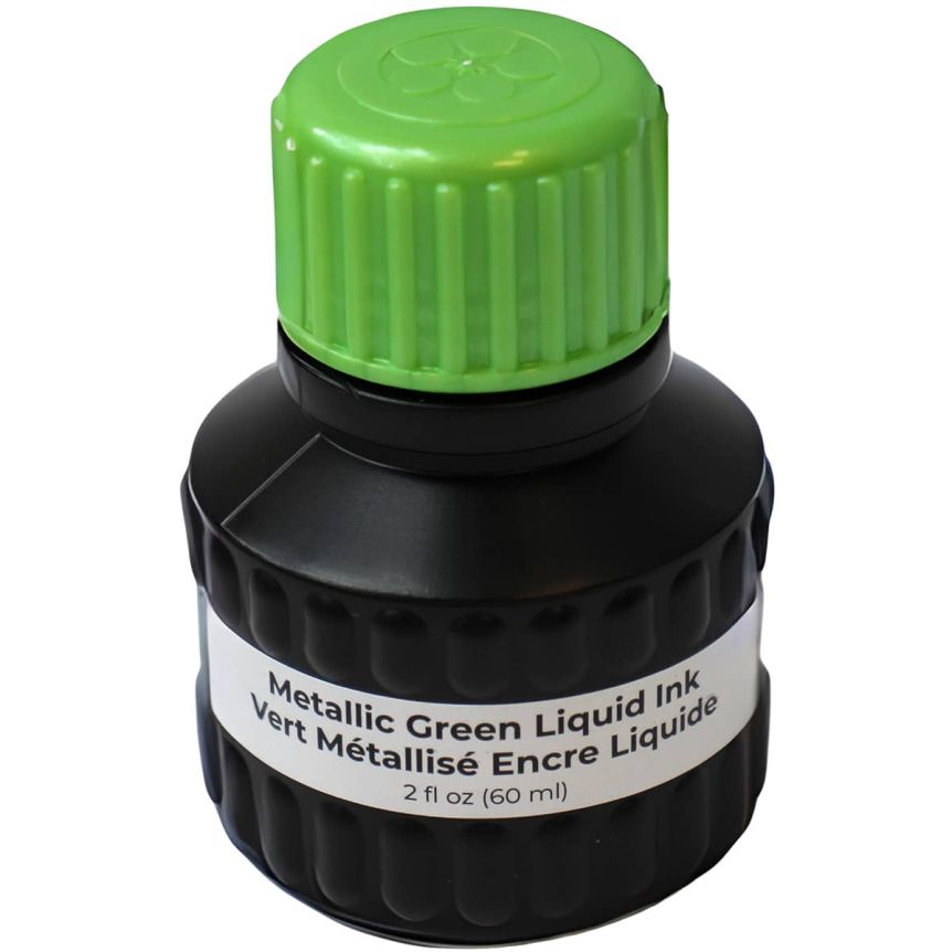 Yasutomo Metallic Sumi Ink - Green, 2 oz