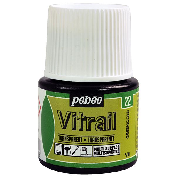 Pebeo Vitrail Color Greengold 45ml