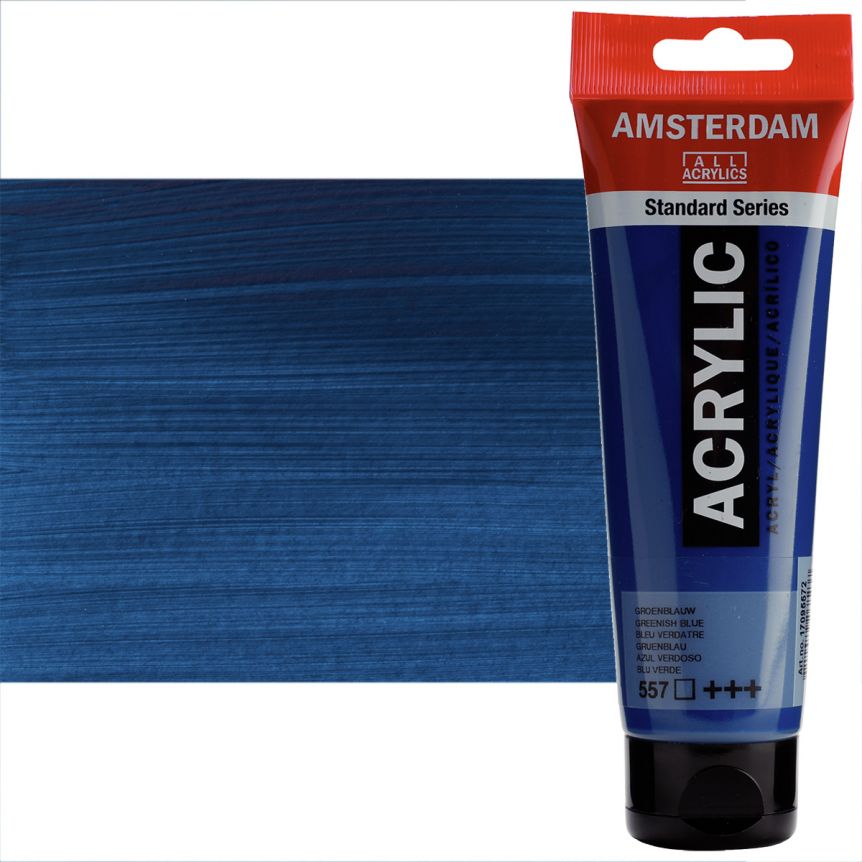 Amsterdam Standard Series Acrylic Paints - Greenish Blue, 120ml