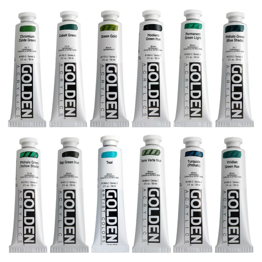 Golden Heavy Body Acrylic Paint 2 oz Tube Choose Your Color(s) NEW