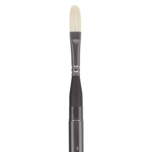 Grey Matters Series 9884 Size 4 Filbert Bristle Pocket Brush