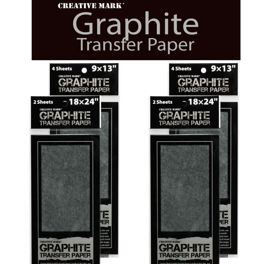 Grey Transfer Paper 9x13 4/Pkg